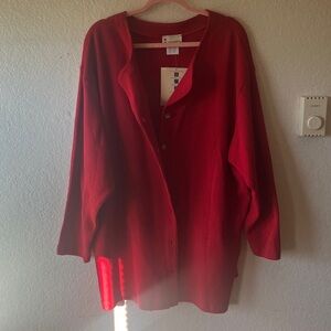 Eileen Fisher Scarlet Button-Down Shirt
